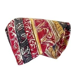 Vintage Echo Illustrated Stripe Silk Tie